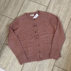 LOFT Outlet NWT cardigan button up sweater with pockets size M